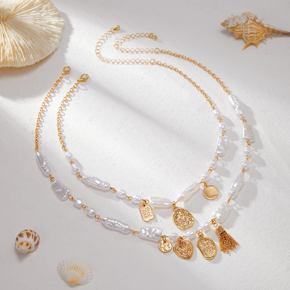 French Pearl Light Luxury Clavicle Ocean Necklace - Pickkart