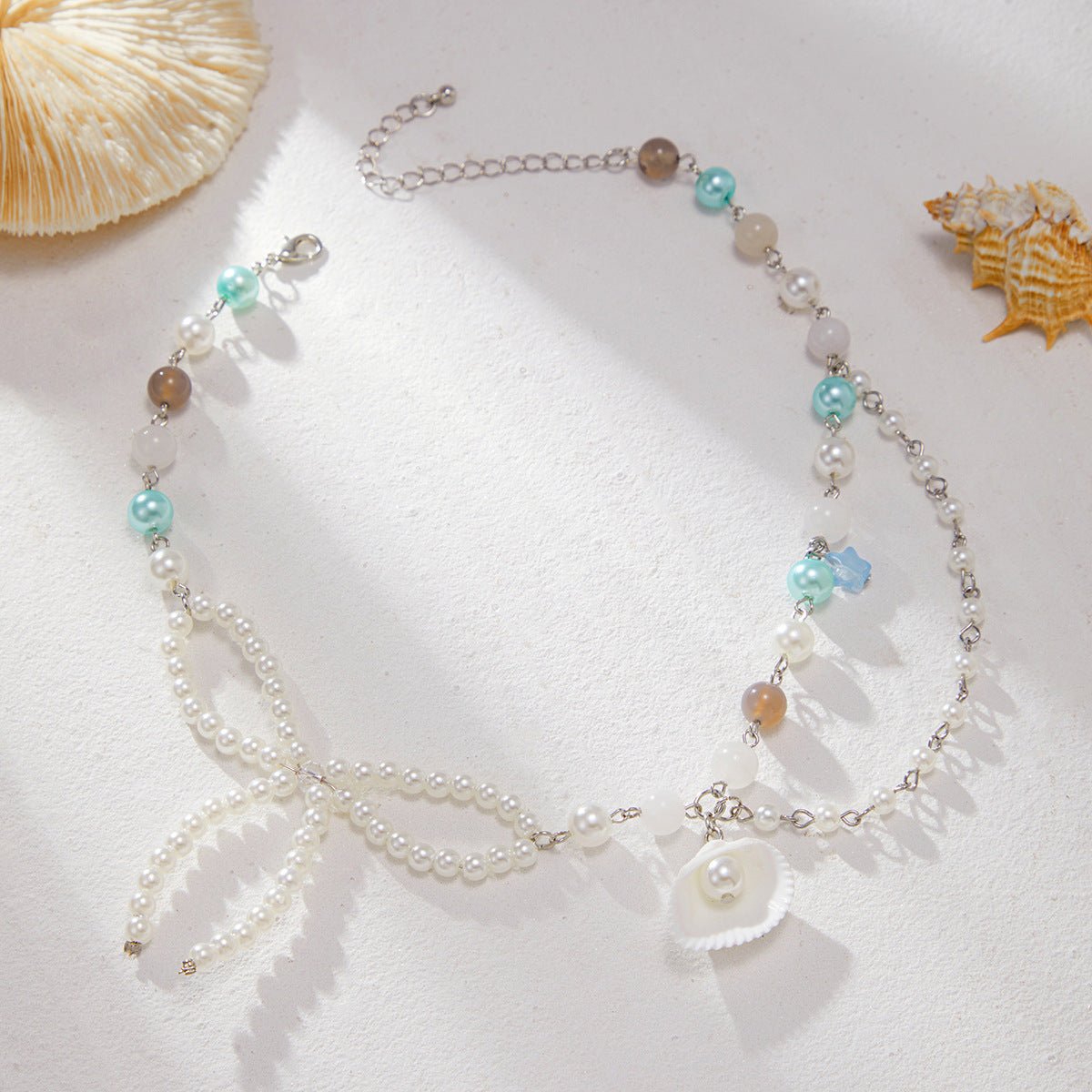 French Pearl Light Luxury Clavicle Ocean Necklace - Pickkart