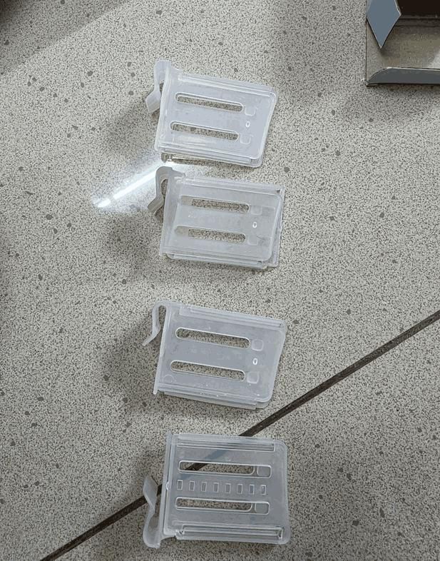 Fridge Organiser Space Dividing Bottle Food Packets Organizer for Refrigerator (SET of 4) - Pickkart