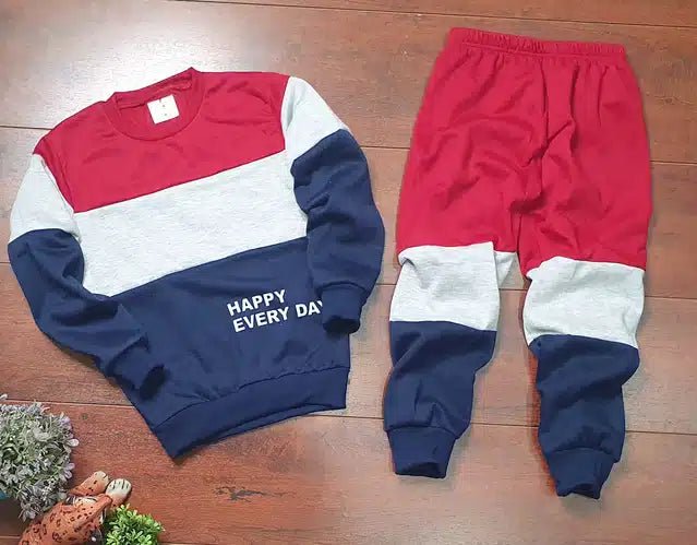 Full Sleeves Tracksuit for Boys (Multicolor, 4 - 5 Years) - Pickkart