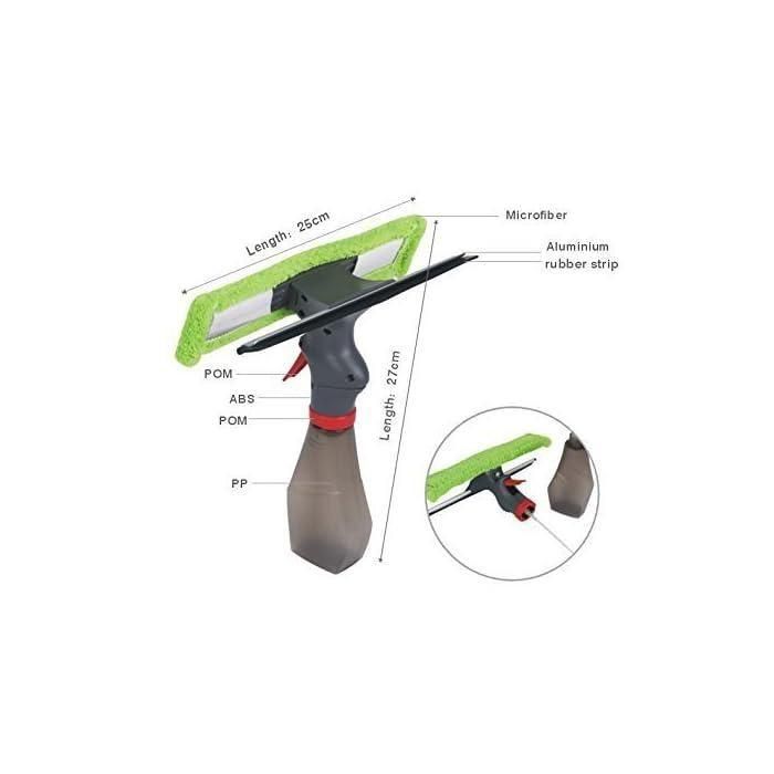 Glass Cleaner 3 in 1 Spray Type Cleaning Brush Glass Wiper Window Clean Shave Car Window Cleaner Brush - Pickkart