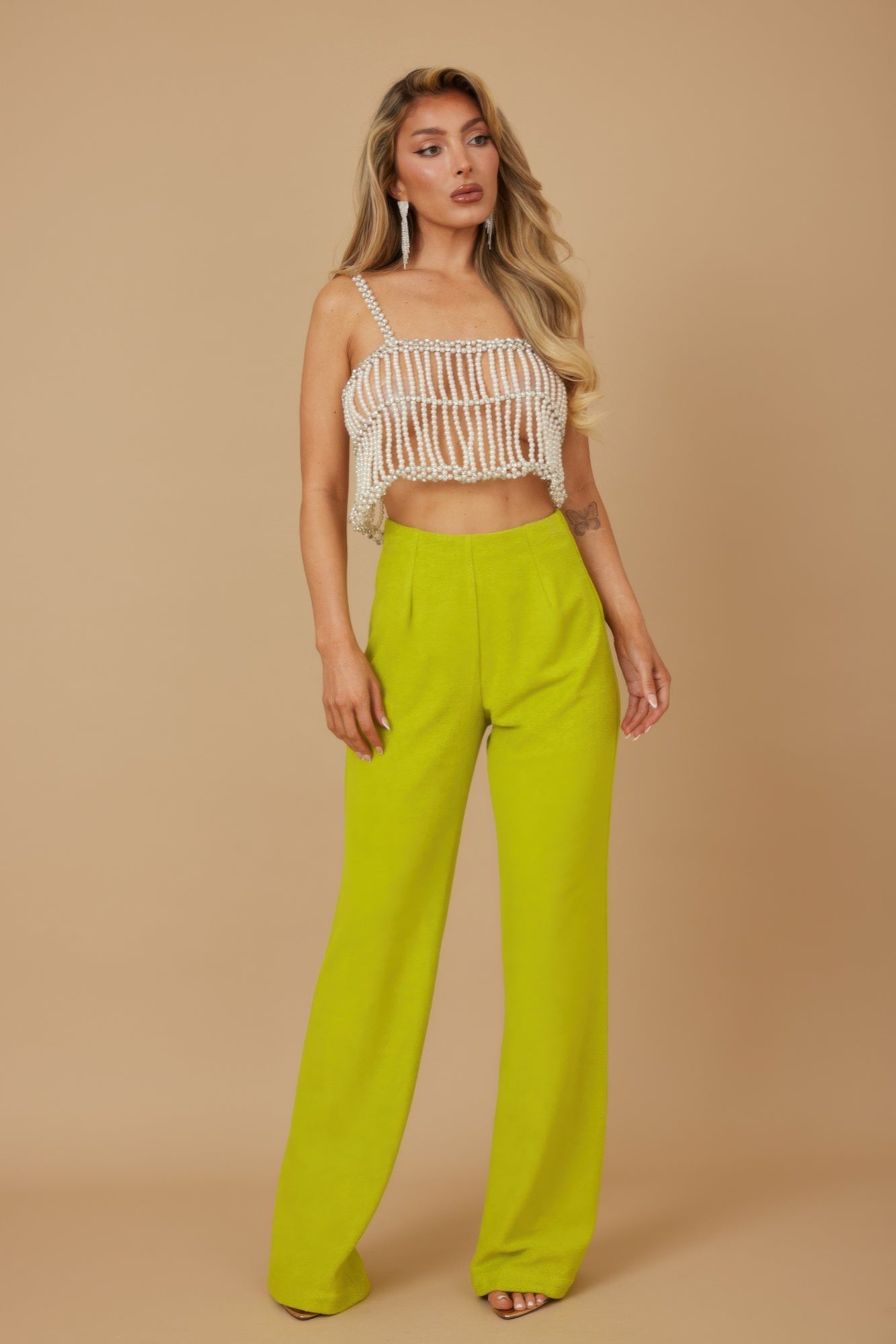 High Waist Fashion Pants - Pickkart
