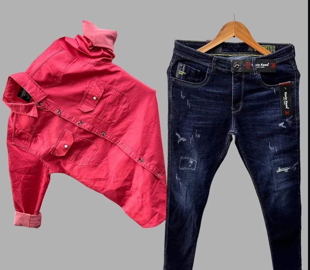 Jeans and shirt combo 1 - Pickkart