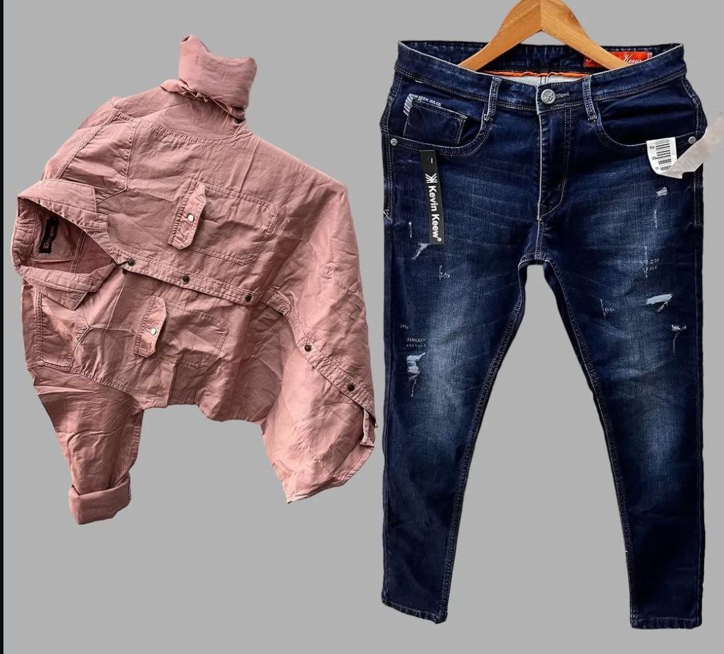 Jeans and shirt combo - Pickkart