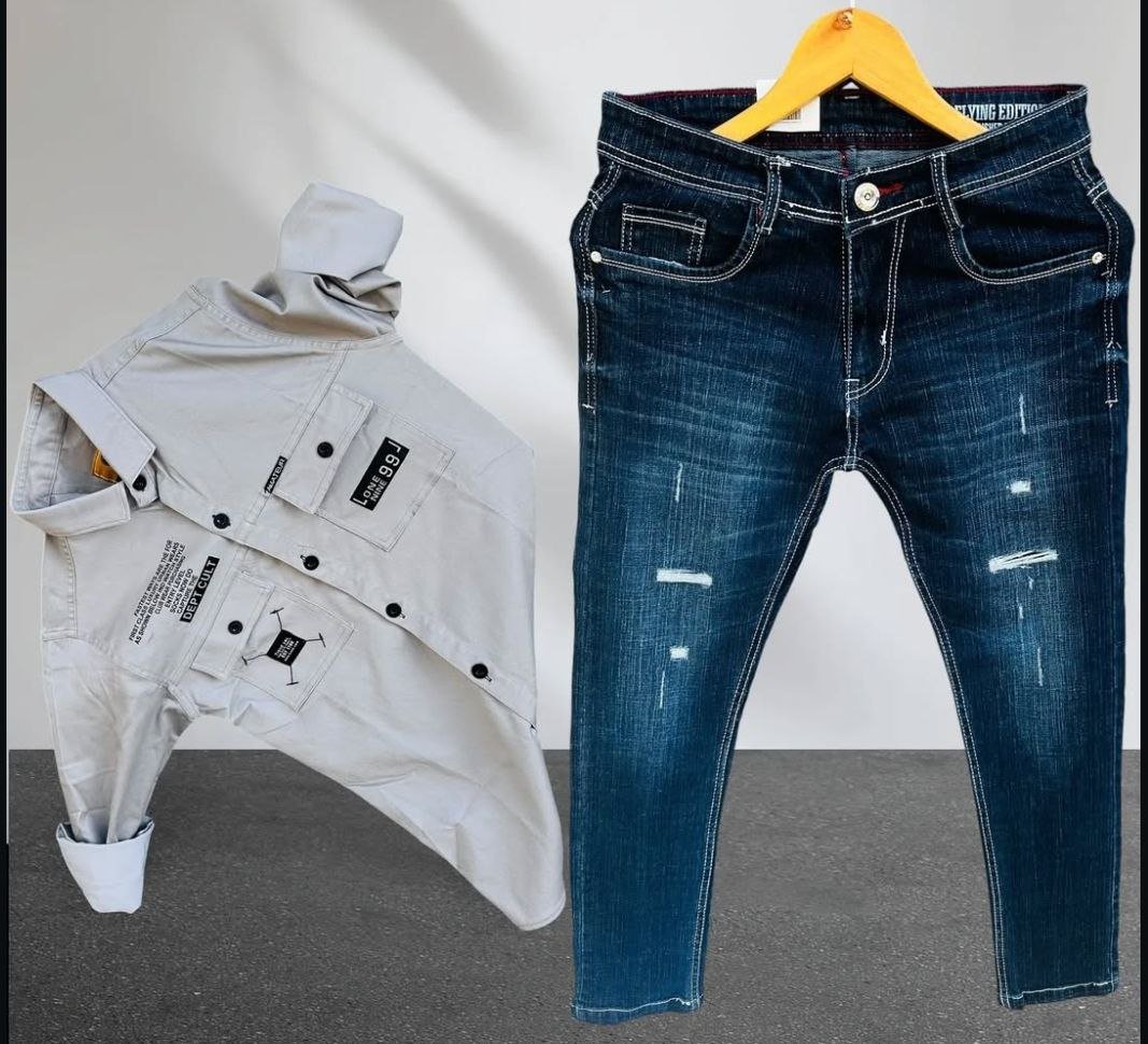Jeans and shirt combo - Pickkart