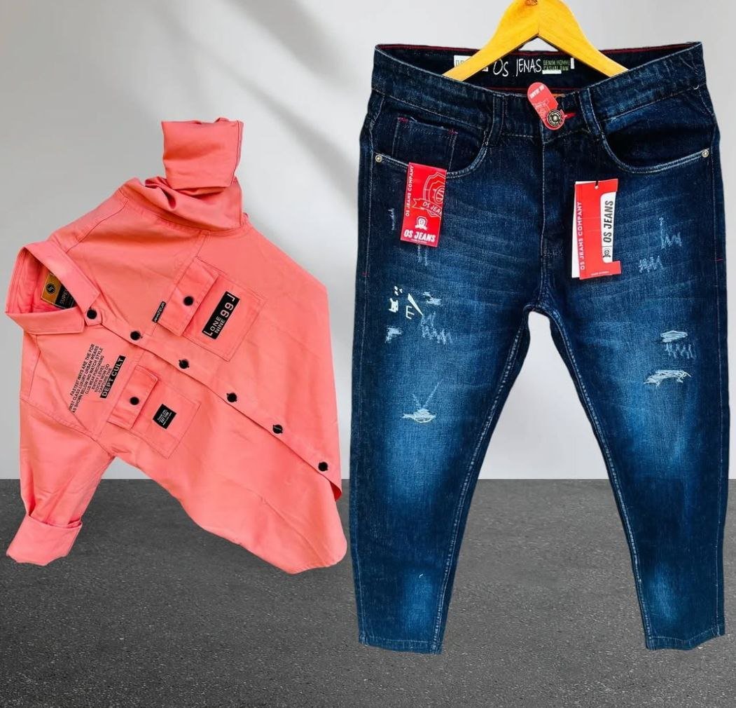 Jeans and shirt combo - Pickkart