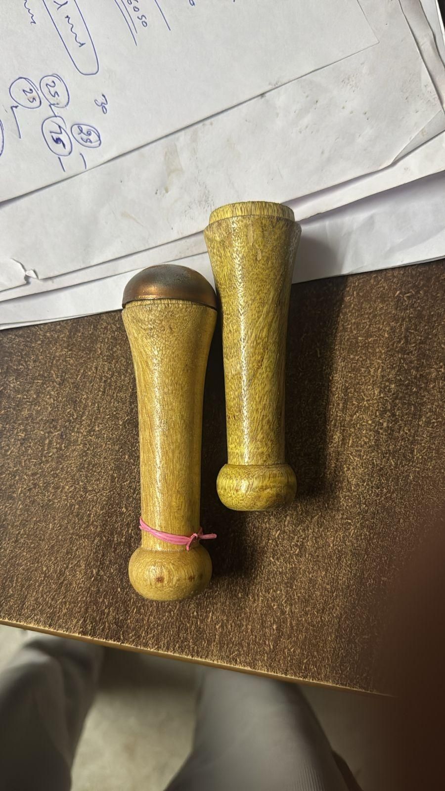 Kansa Face Massager Wood Handle - Pickkart