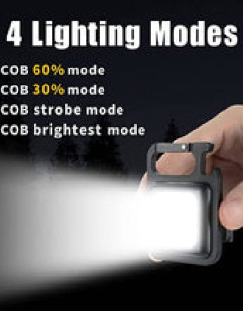 Keychain LED Light with Bottle - Pickkart