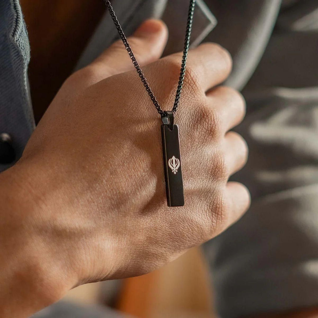 Khanda Spiritual Mini Tag Chain - Pickkart