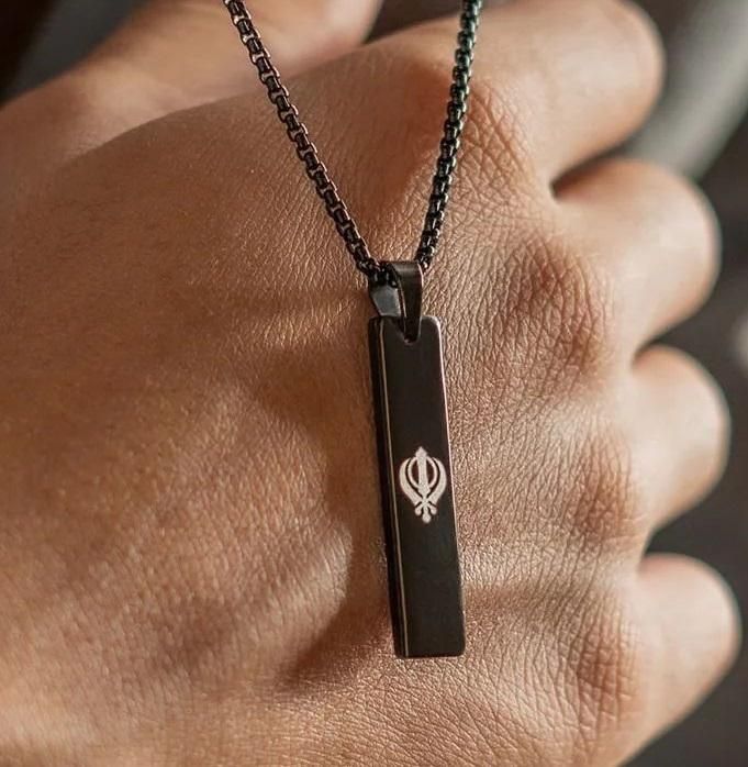 Khanda Spiritual Mini Tag Chain - Pickkart