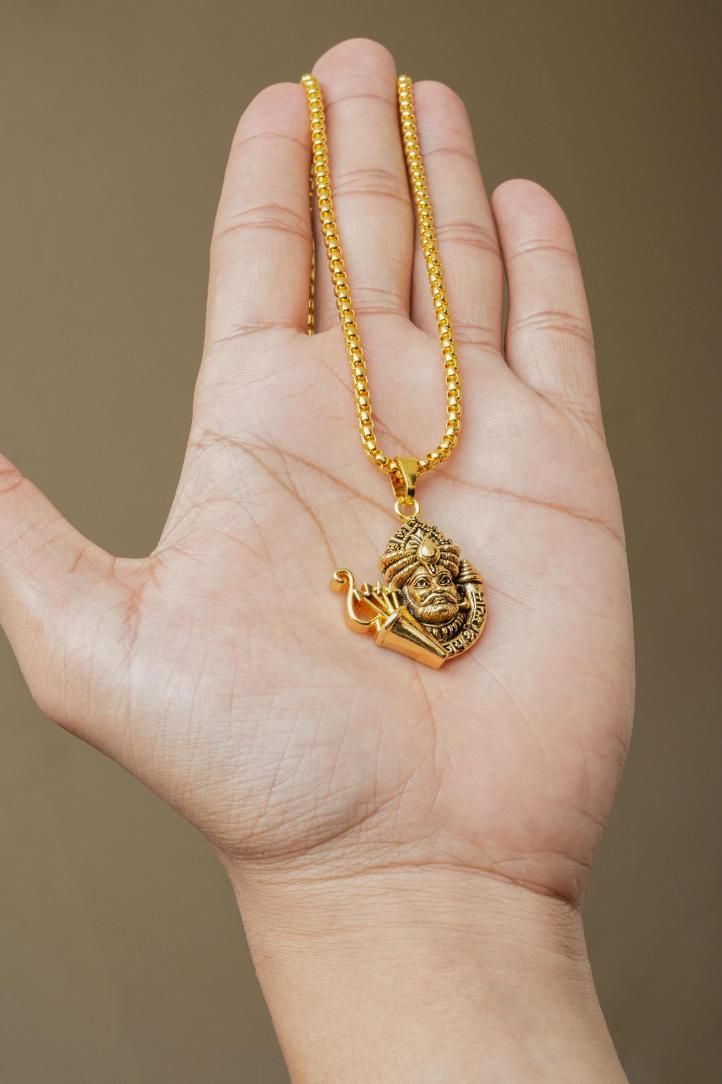 Khatu Shyamji Pendant with Chain - Pickkart
