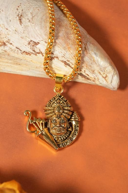 Khatu Shyamji Pendant with Chain - Pickkart