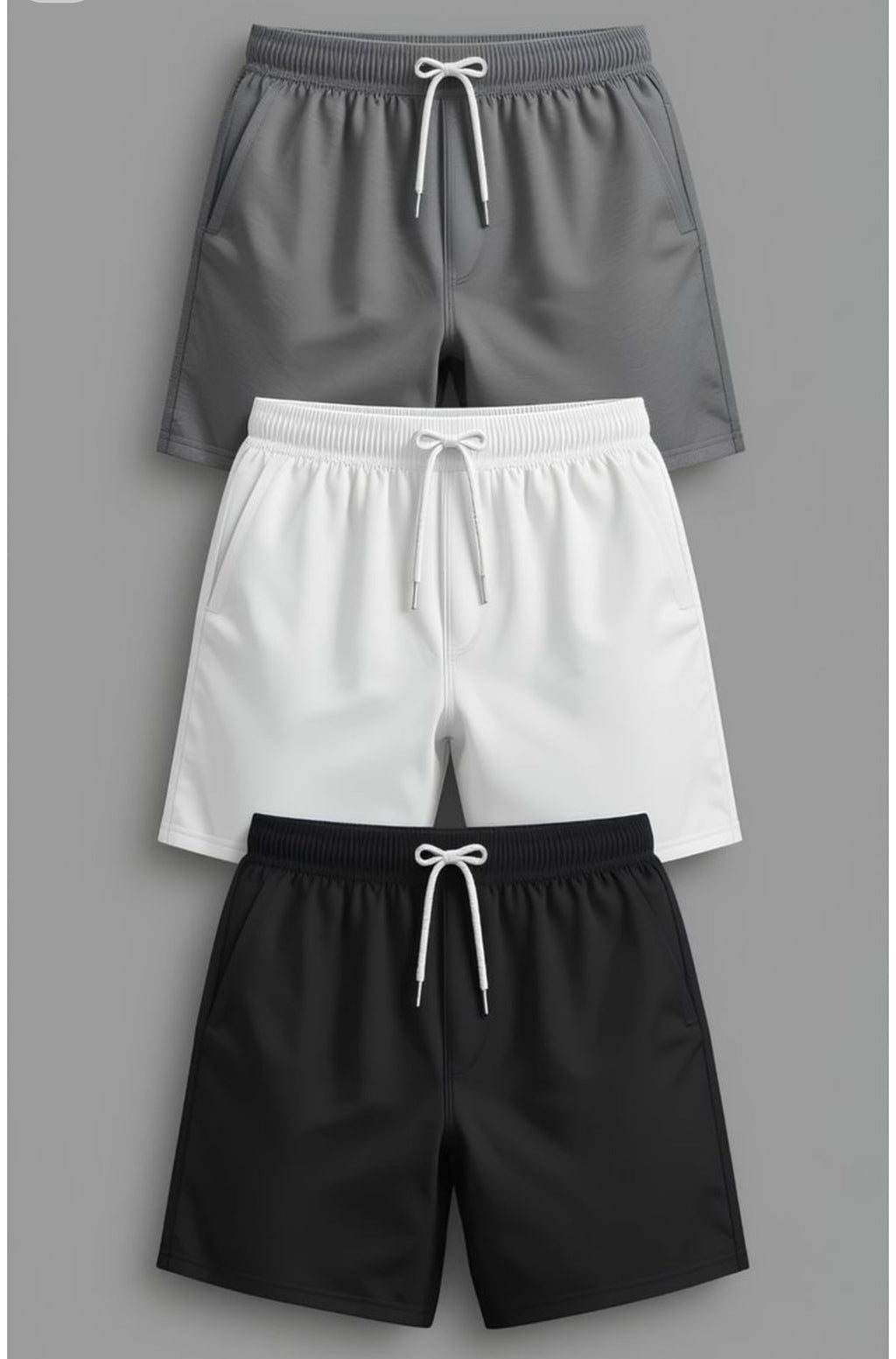 Men's Cotton Polyester Shorts (Pack of 3) - Pickkart