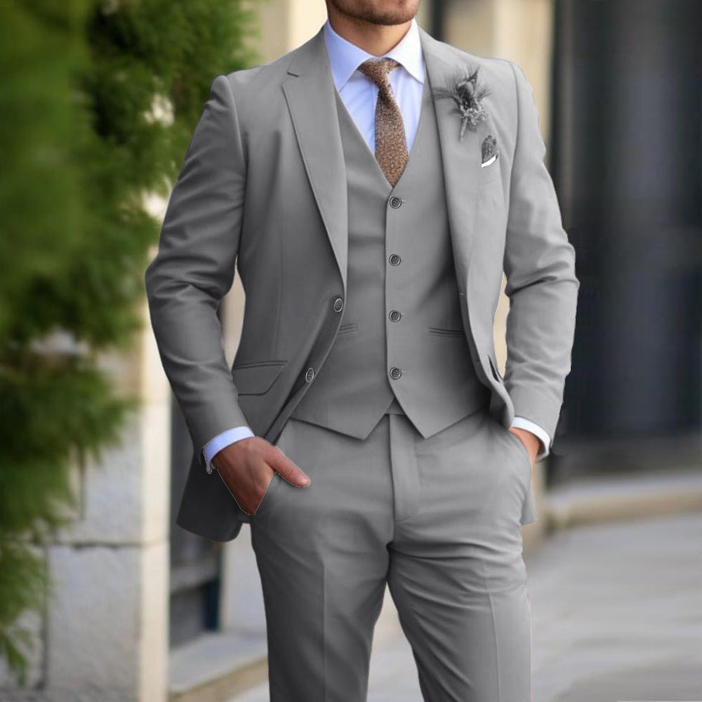 Men's Fashionable Casual Suit Suit - Pickkart
