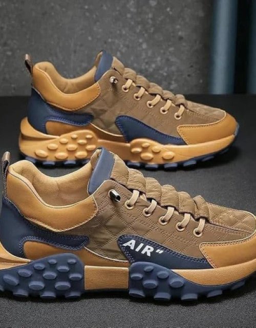 Men's Light Weight Mid Top Platform Fashion Synthetic Leather Sneakers - Pickkart