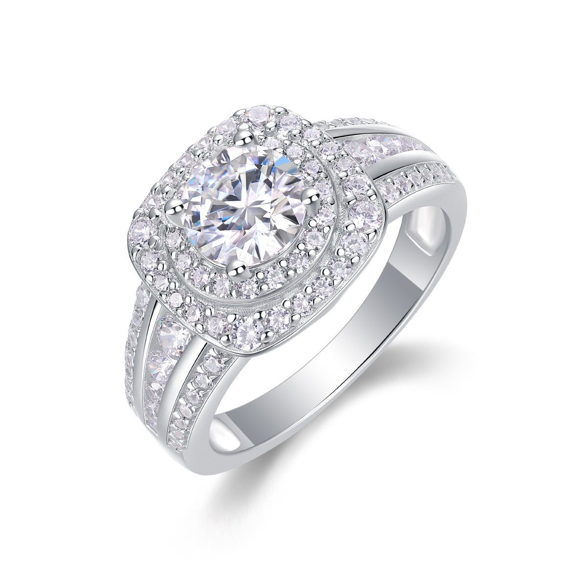 Moissanite Men's Ring Advanced Light Luxury - Pickkart