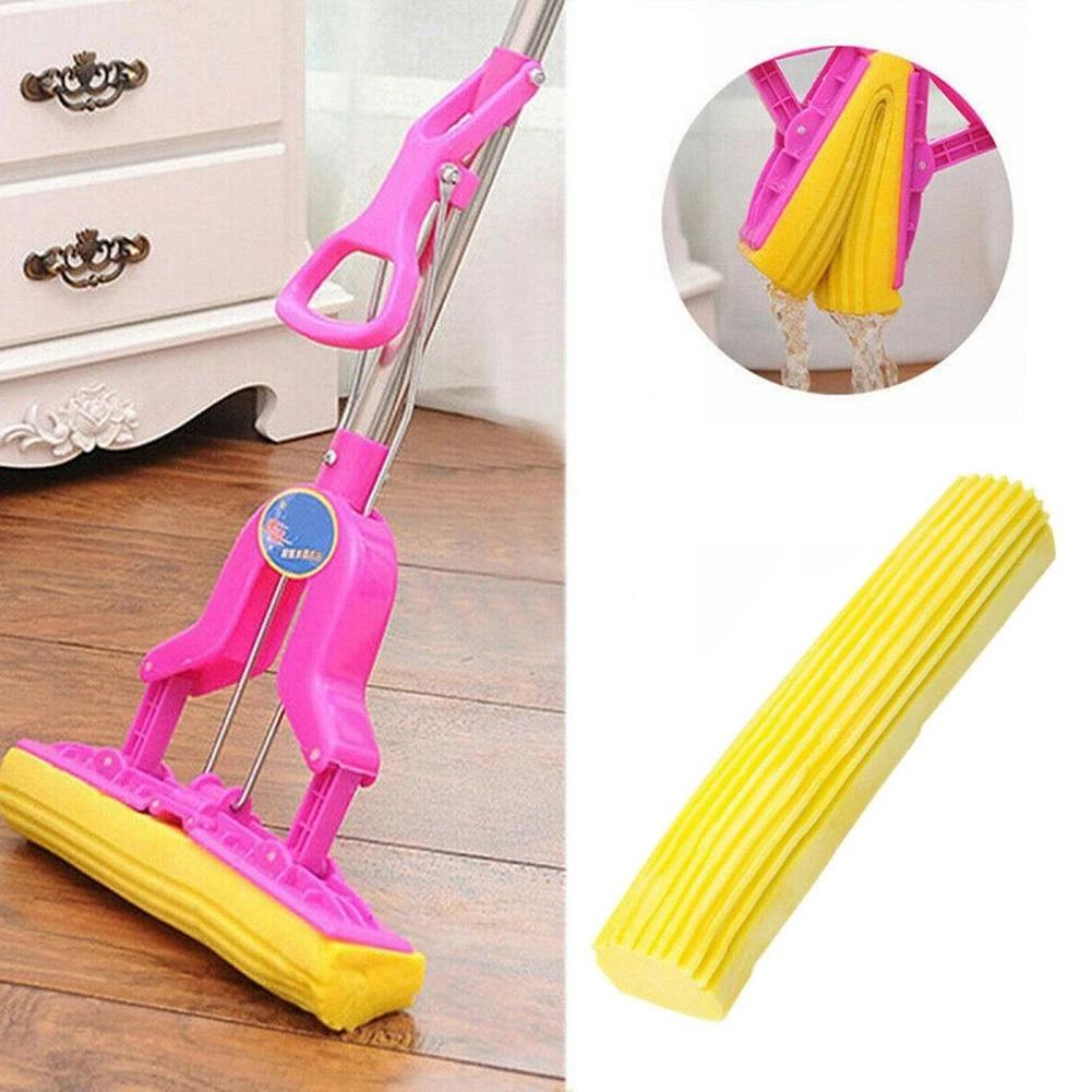 Mop Home Cleaning Sponge Floor Cleaning & Folding Absorbing Squeeze Water Magic Mop (Assorted) - Pickkart
