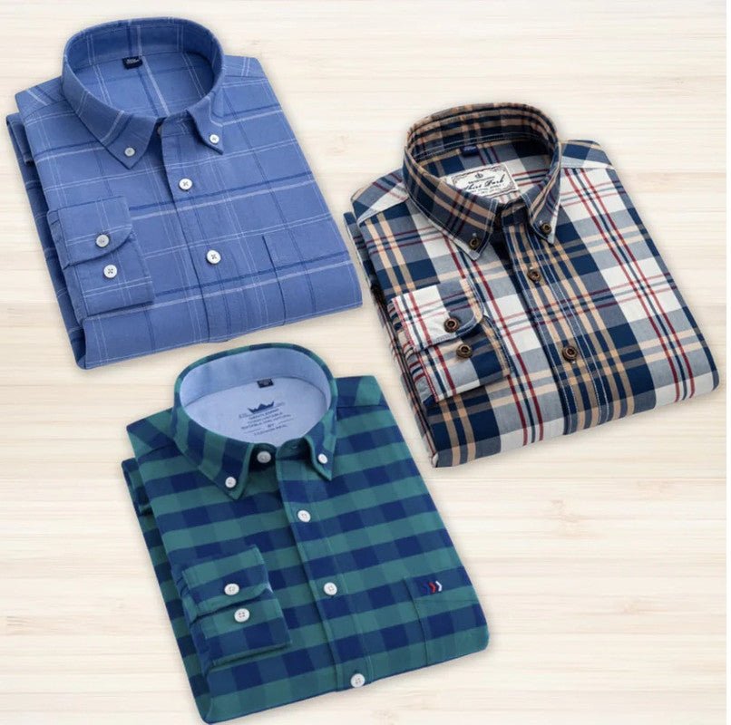 Pack of 3 Check Shirts - Pickkart