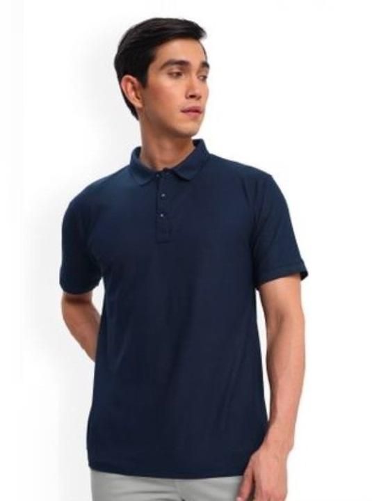 Poly Cotton Solid Half Sleeves Mens Polo T-shirt (Pack of 3) - Pickkart