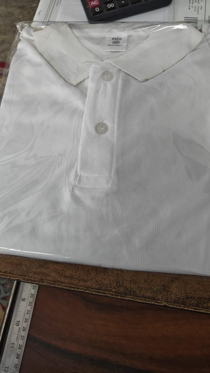 Poly Matte Solid Half Sleeves Mens Polo T-Shirt Pack Of 4 - Pickkart