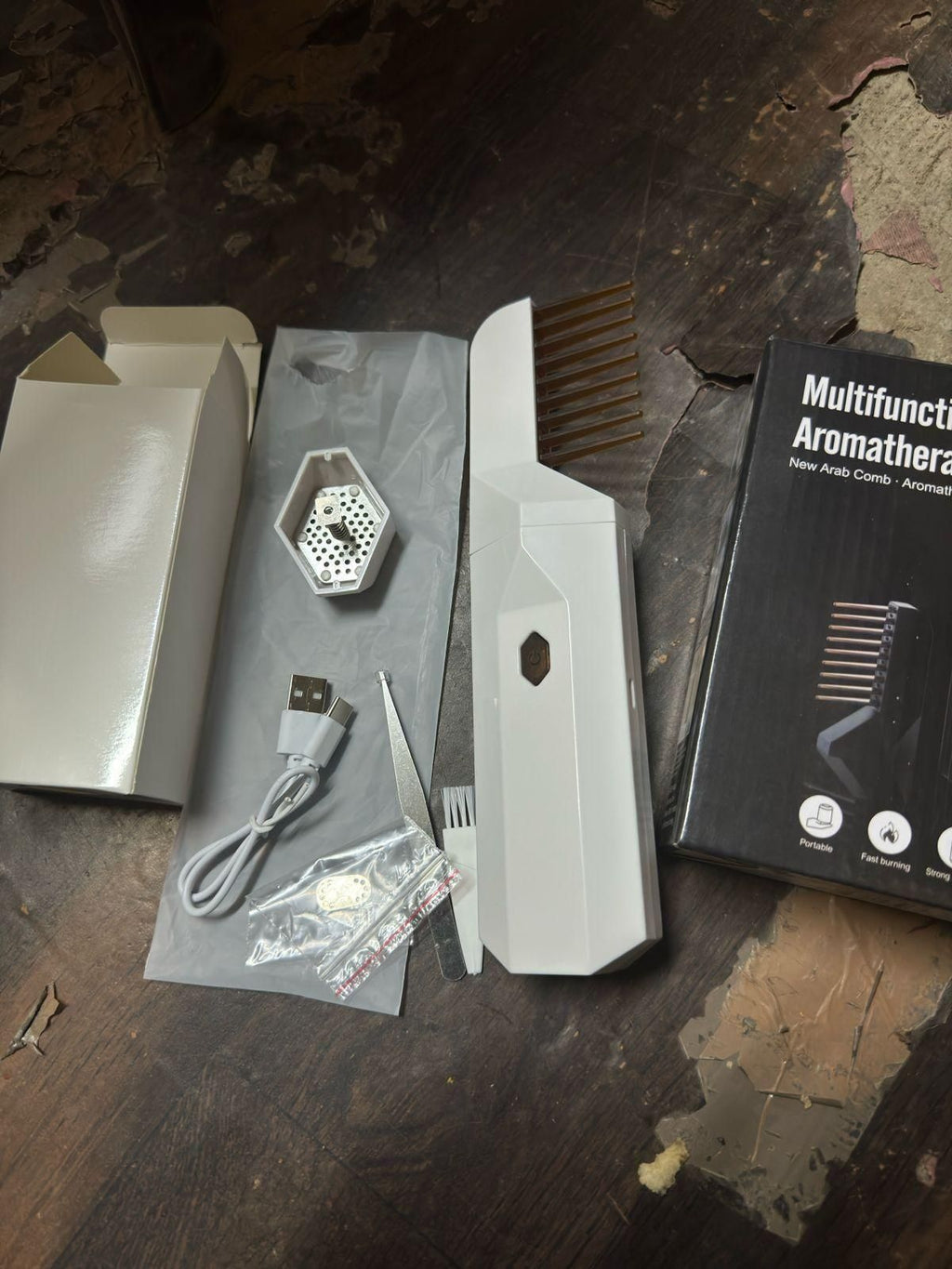 Portable Multifunctional Comb, Adding Fragrance to Hair Hand Massage and Comb Hair - Pickkart