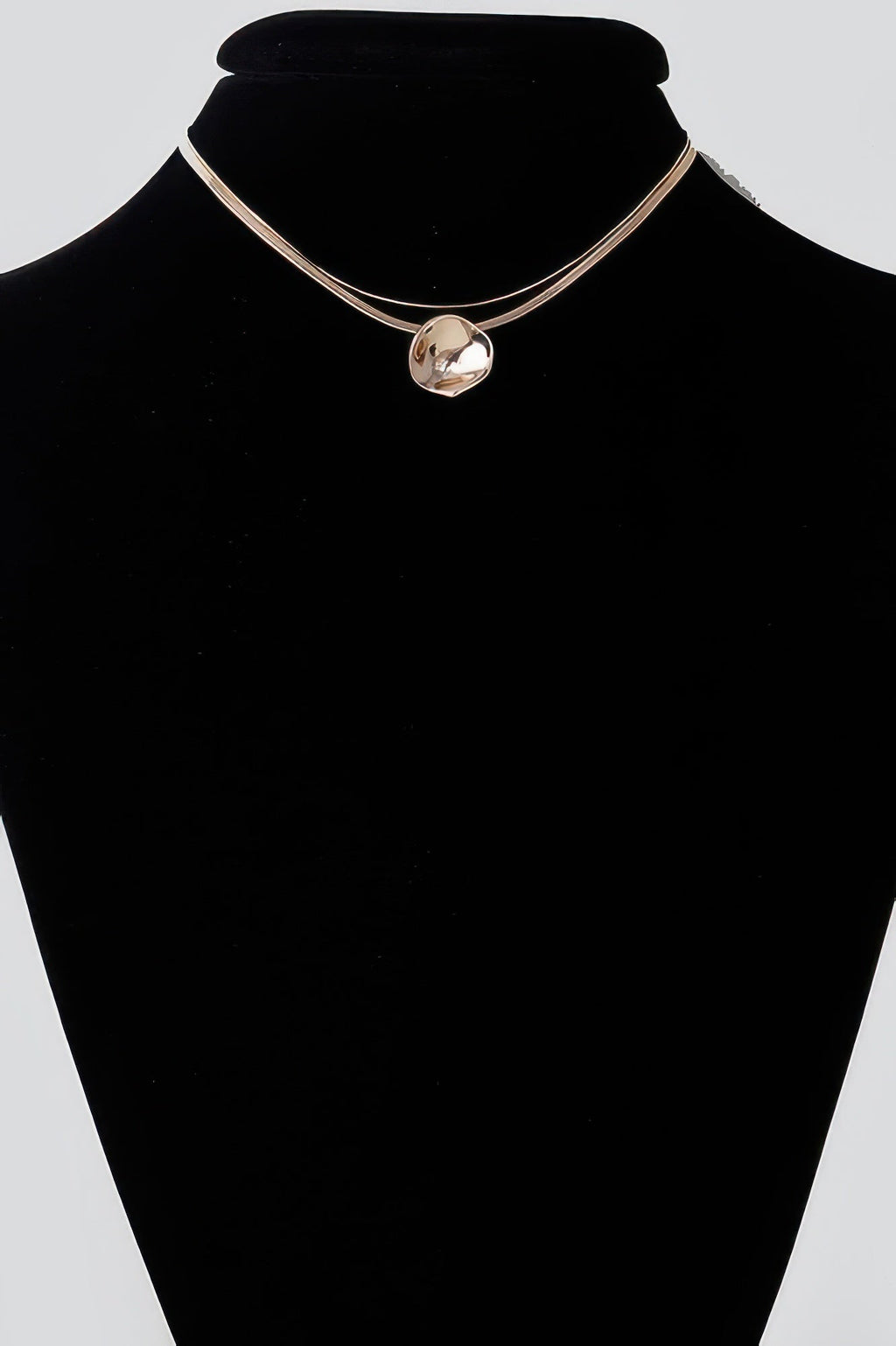 Reflection Plate Snake Chain Necklace - Pickkart