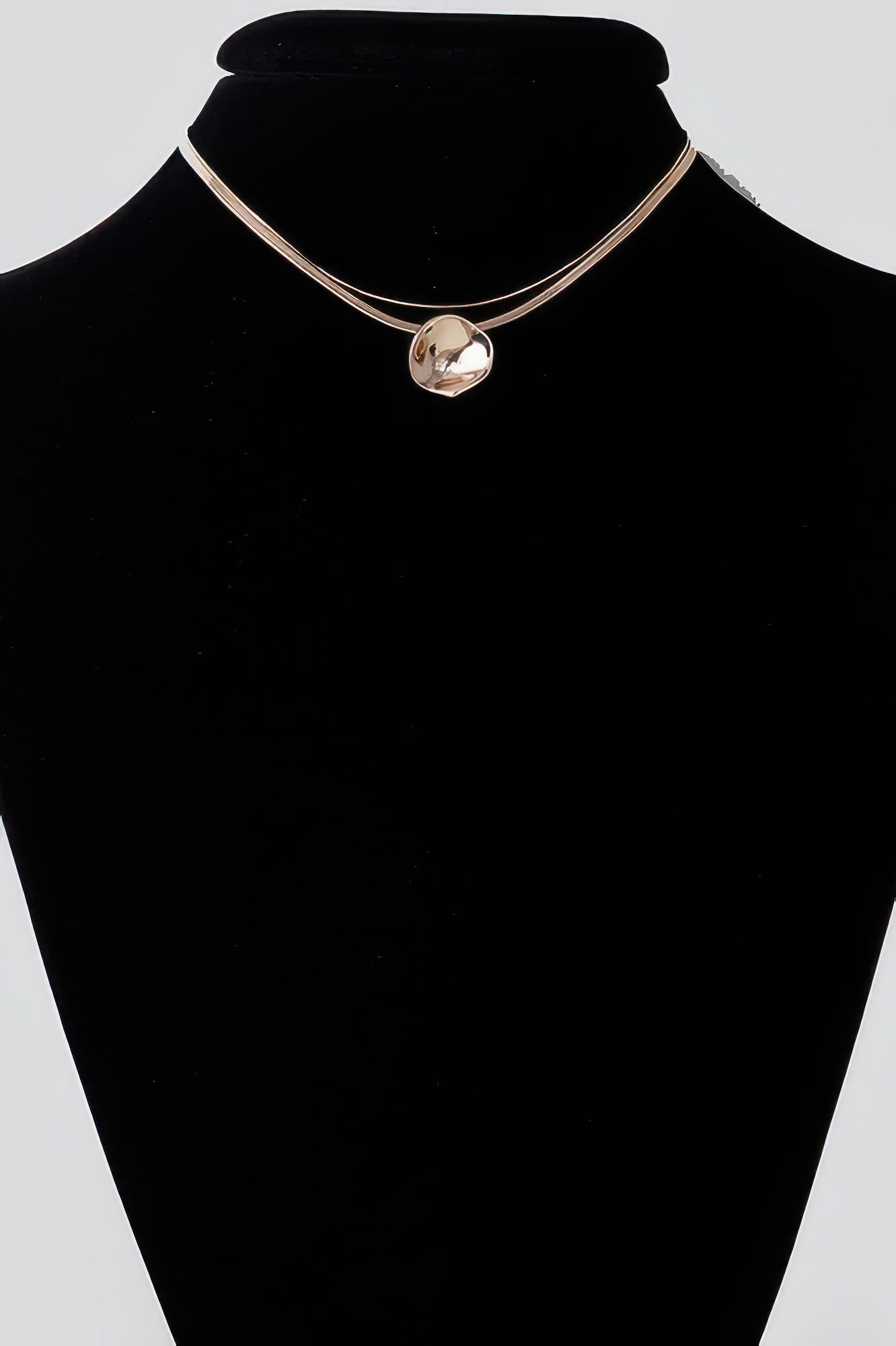 Reflection Plate Snake Chain Necklace - Pickkart