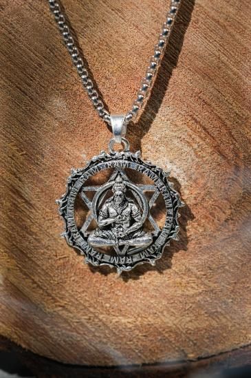 Shree Yantra with Hanuman Raksha Pendant with Chain - Pickkart