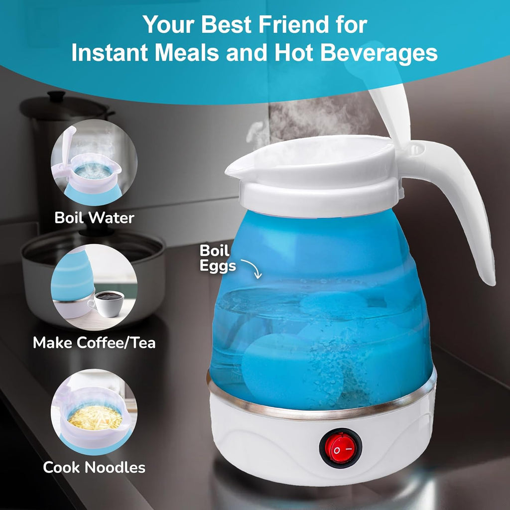 Silicon Kettle Foldable Collapsible Kettle - Pickkart