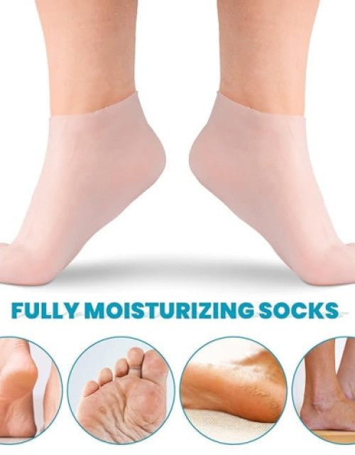 Silicone Gel Moisturizing Socks, Spa Pedicure Socks - Pickkart
