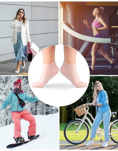 Silicone Gel Moisturizing Socks, Spa Pedicure Socks - Pickkart