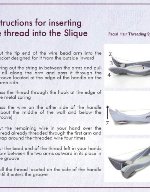 Slique Hair Threading Machine – Facial Hair Removal Tool - Pickkart