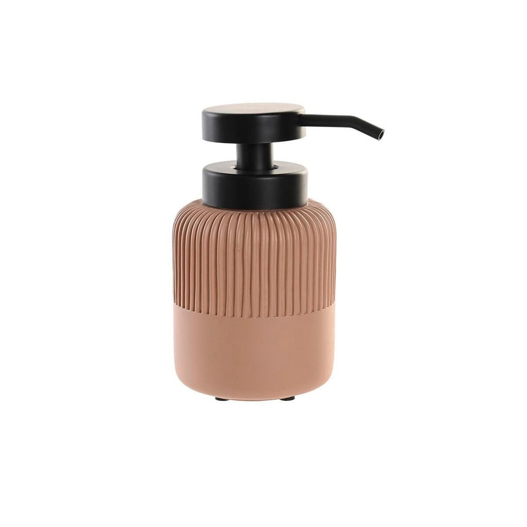Soap Dispenser DKD Home Decor Black Cement Terracotta polypropylene 7 x 7 x 16 cm - Pickkart
