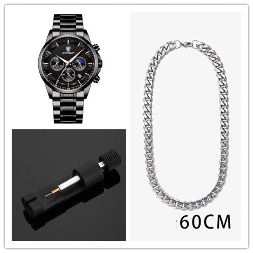 Sports Men's Watches Multifunctional Waterproof Quartz Watch - Pickkart