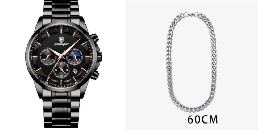 Sports Men's Watches Multifunctional Waterproof Quartz Watch - Pickkart