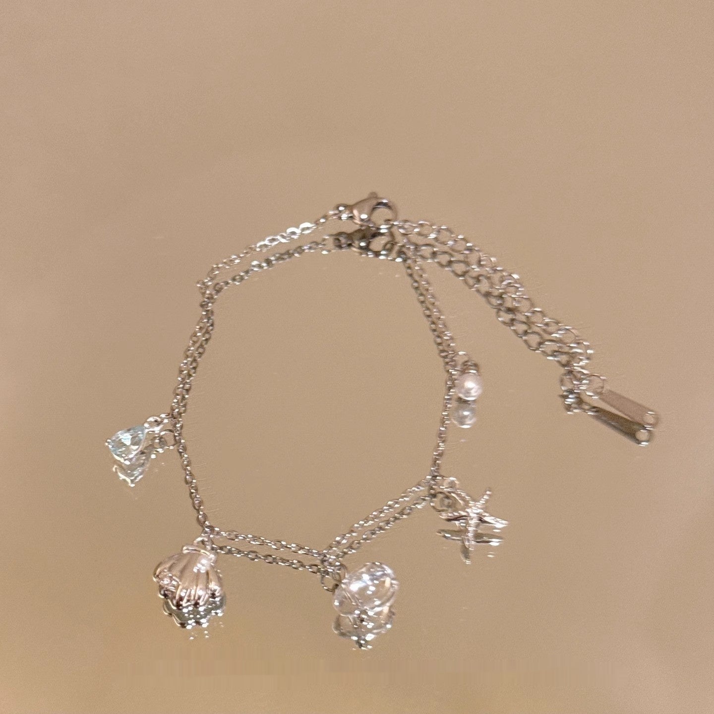 Starfish Shell Opal Pearl Bracelet For Women - Pickkart