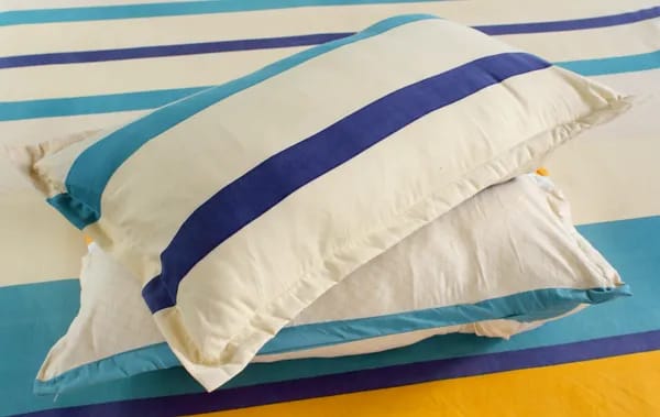 Super Soft Glace Cotton All Round Elastic Fitted Double Bed Bedsheet with 2 Pillow Covers - 72x78x8 - Pickkart