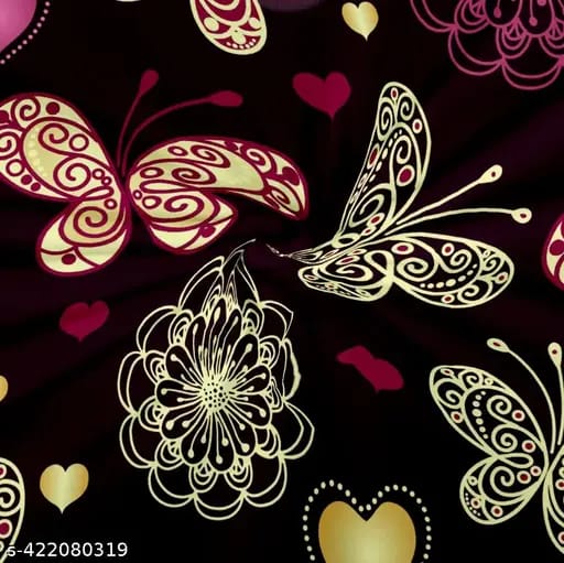 Super Soft Glace Cotton All Round Elastic Fitted Double Bed Bedsheet with 2 Pillow Covers - 72x78x8 - Pickkart