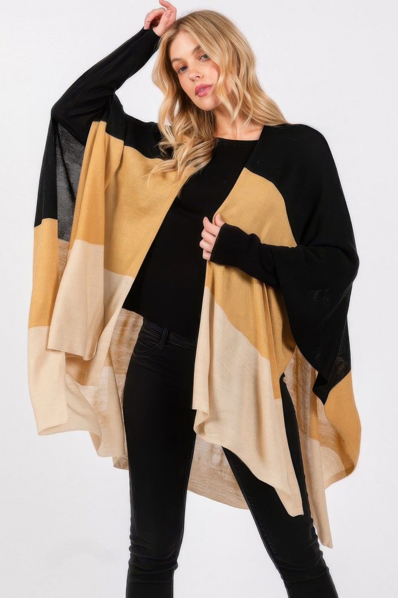 Three Tones Ruana - Pickkart