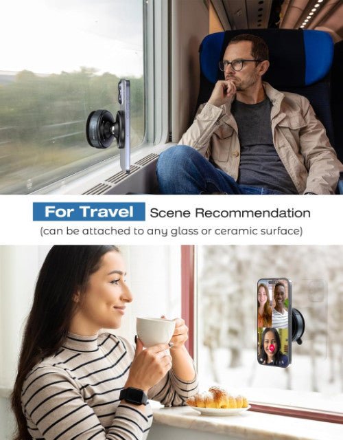 Vacuum Magnetic Suction Cup Phone Mount with 360 Degree Rotation - Pickkart