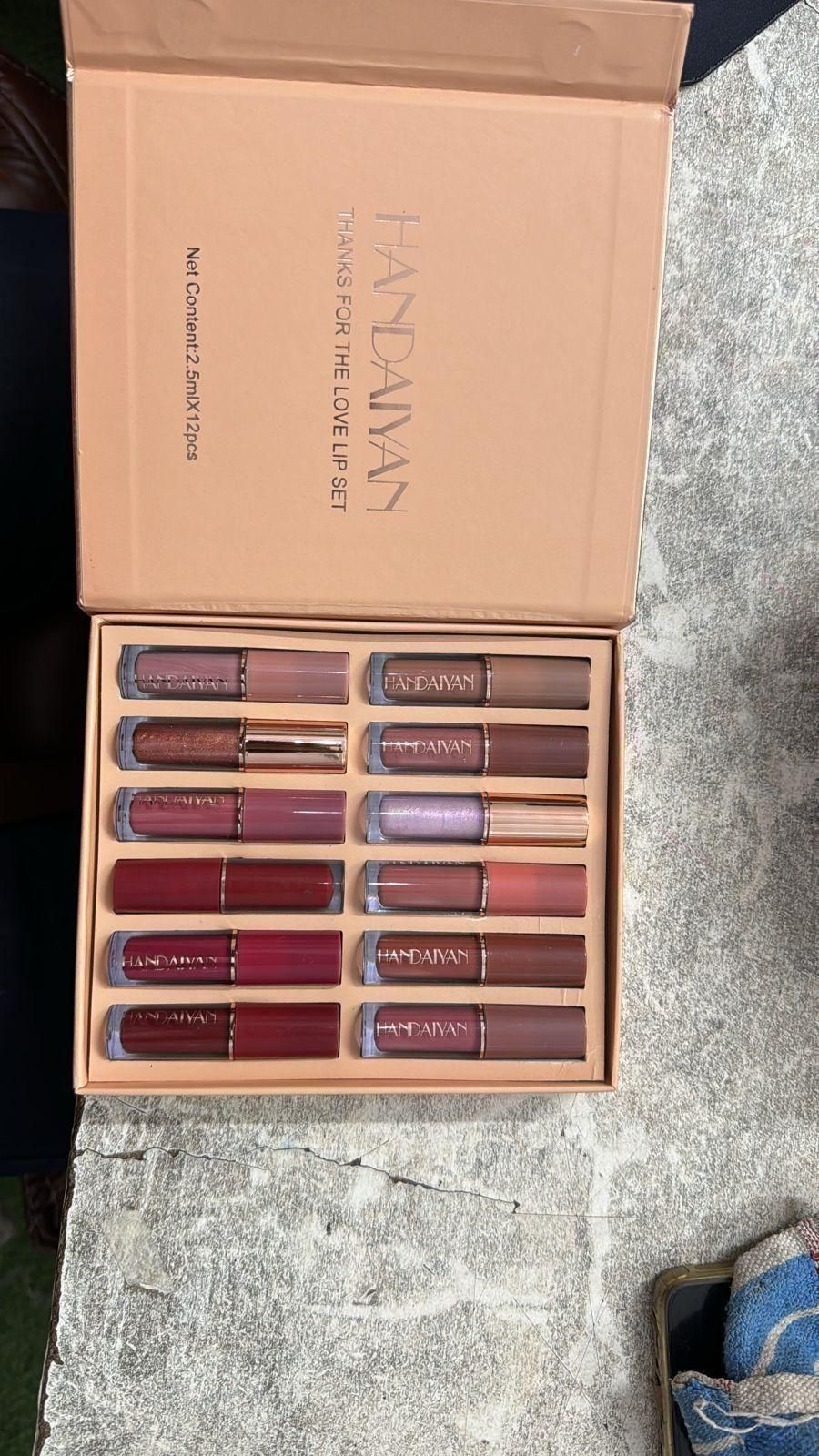 Velvet Matte Liquid Lipstick Set 12Pcs - Pickkart