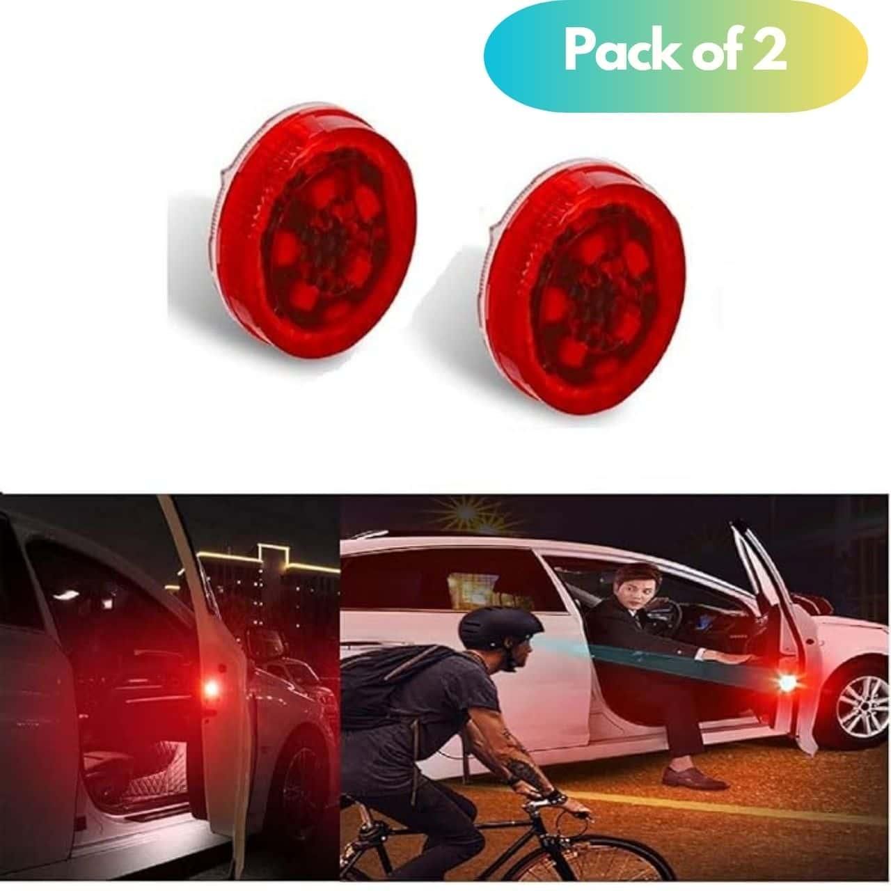 Wireless Car Door Warning Lights Pack of 2 - Pickkart