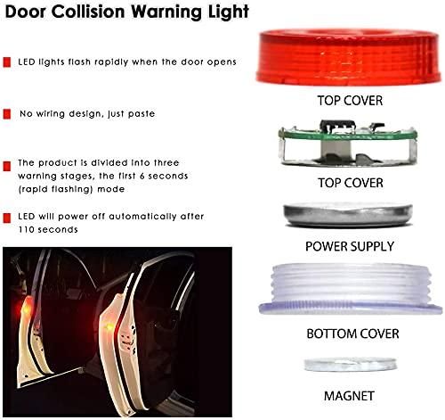 Wireless Car Door Warning Lights Pack of 2 - Pickkart