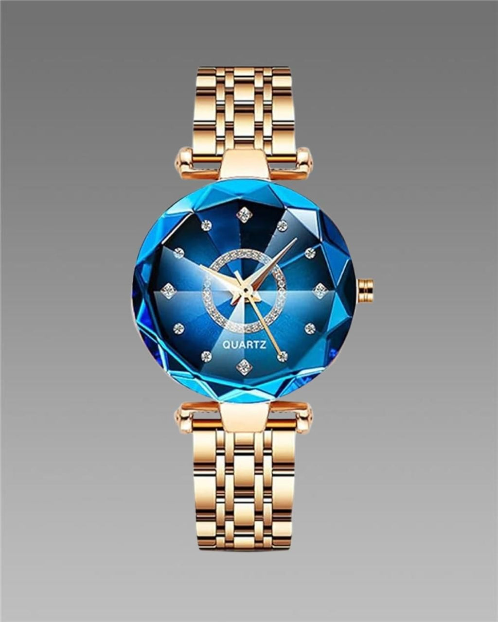 Women's Beautiful Diamond Shape Watch - Pickkart