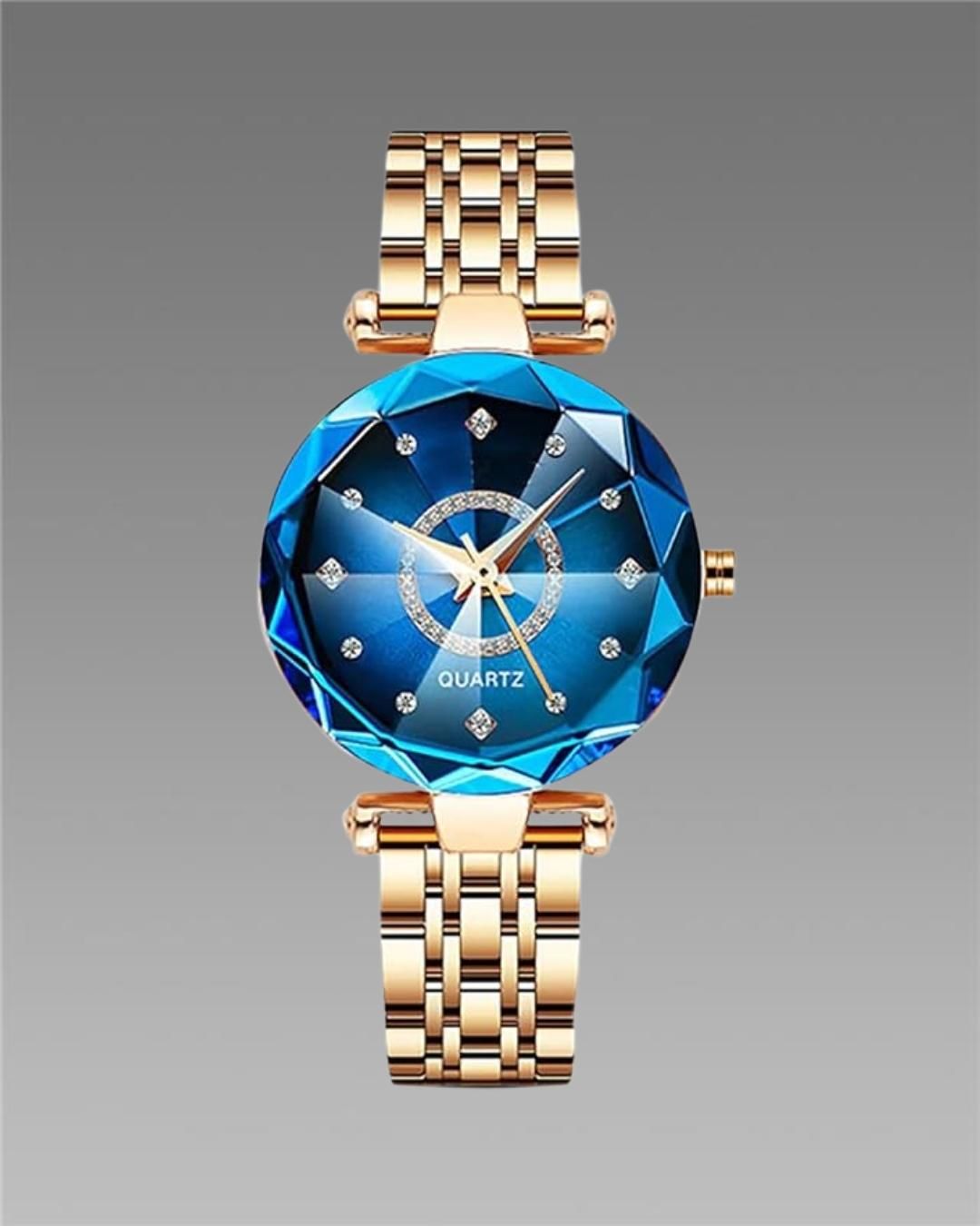 Women's Beautiful Diamond Shape Watch - Pickkart