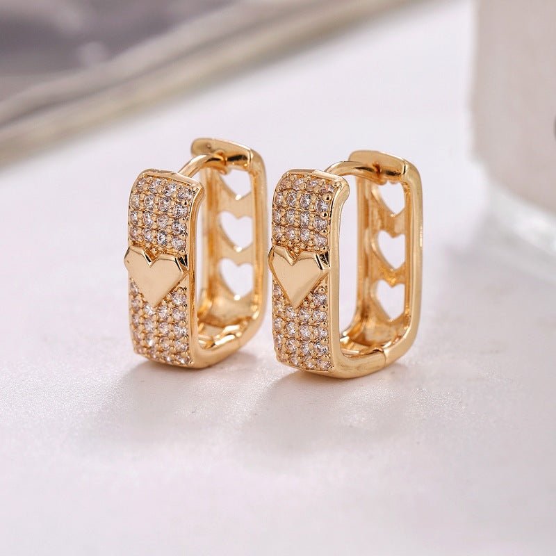 Women's Fashion Hollowed - out Love Ear Clip - Pickkart