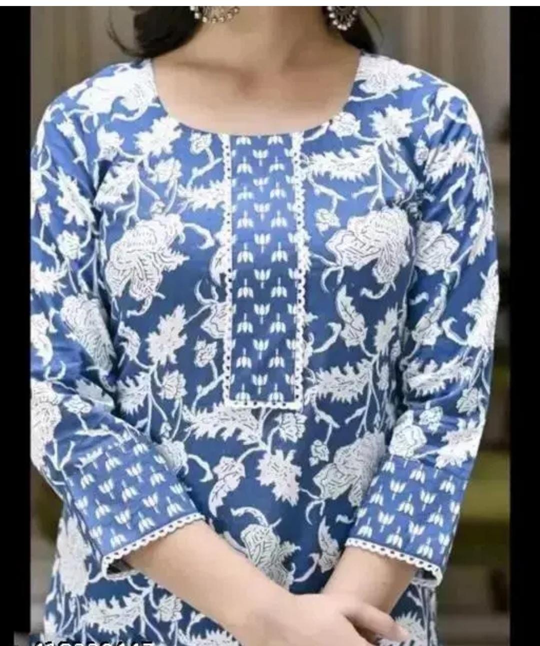 Women'S Floral Round No Dupatta Kurta Sets - Pickkart