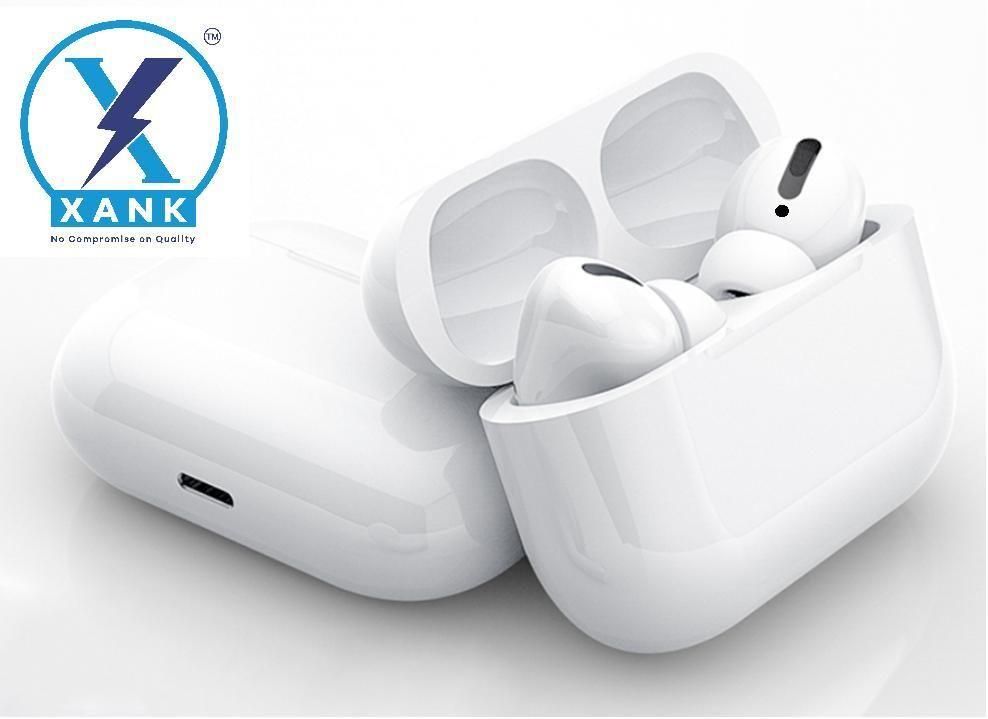 XANK Air - pods Pro with Wireless Charging Case with Sensor Enabled Bluetooth Headset (White, True Wireless) - Pickkart